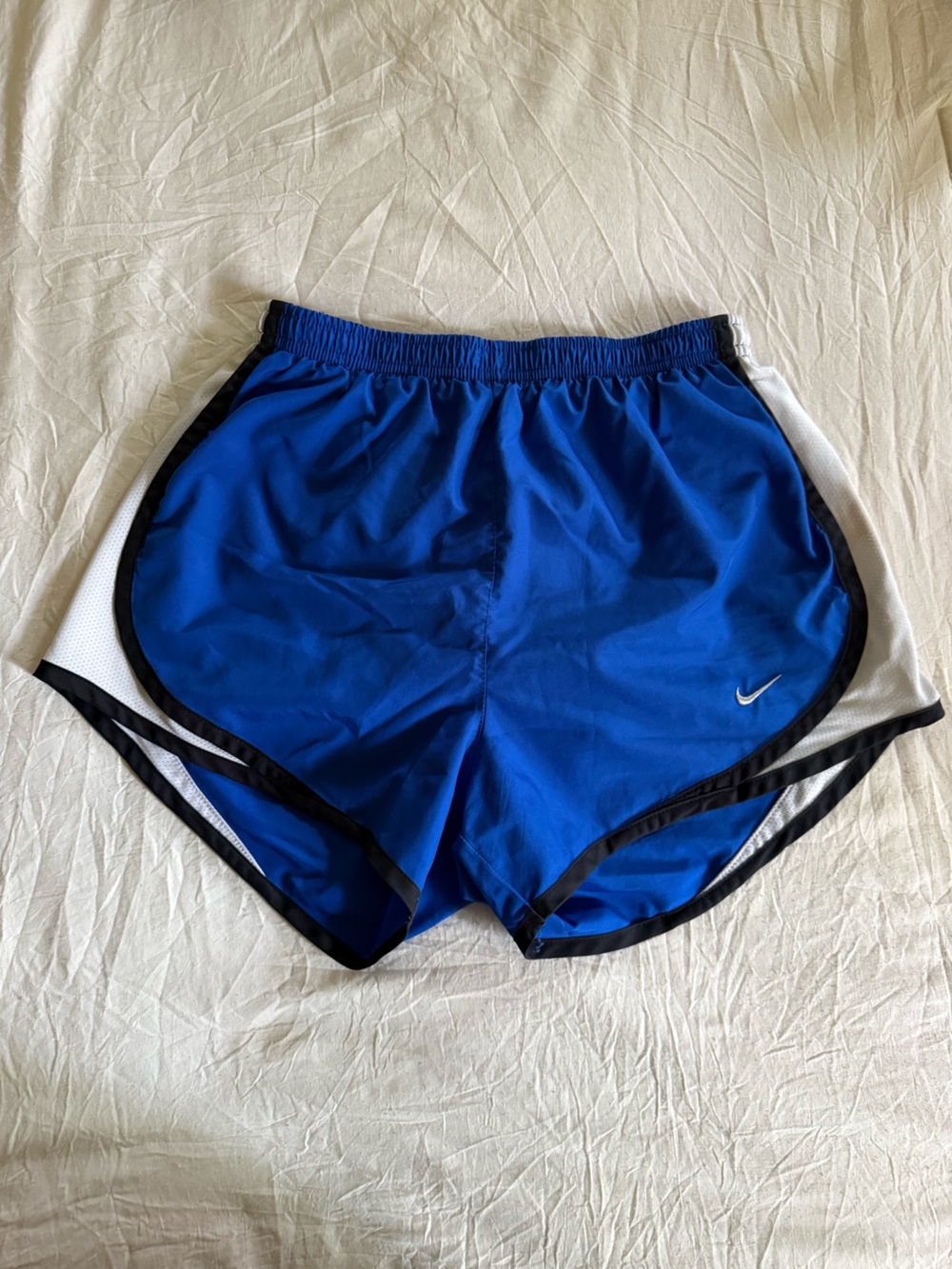 Nike Women’s Royal Blue Athletic Shorts with White & Black Trim